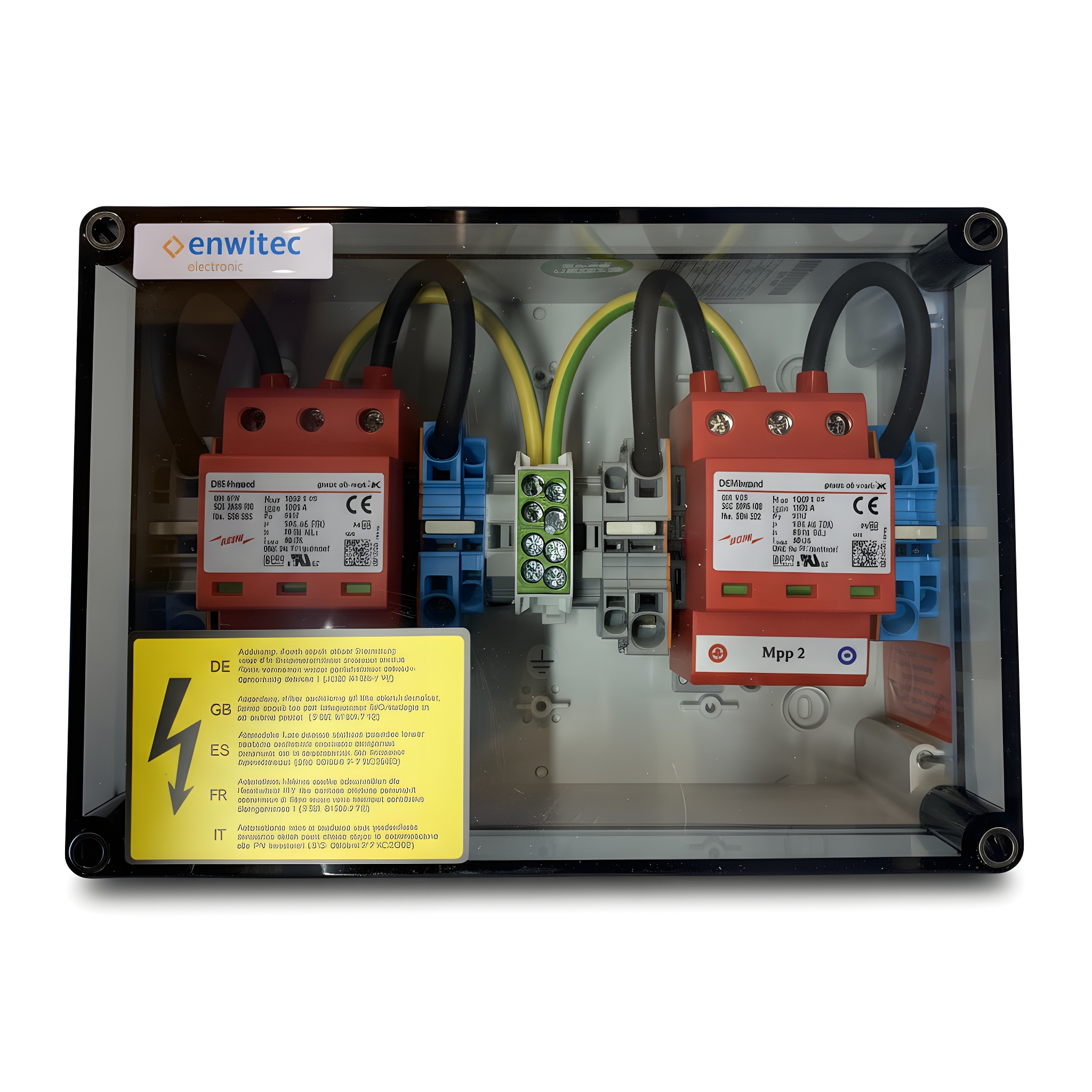 enwitec DC-Generatoranschlusskasten GAK-S-1000-2R-X-Y-PC-1.2 mit Überspannungsschutz - 10012861